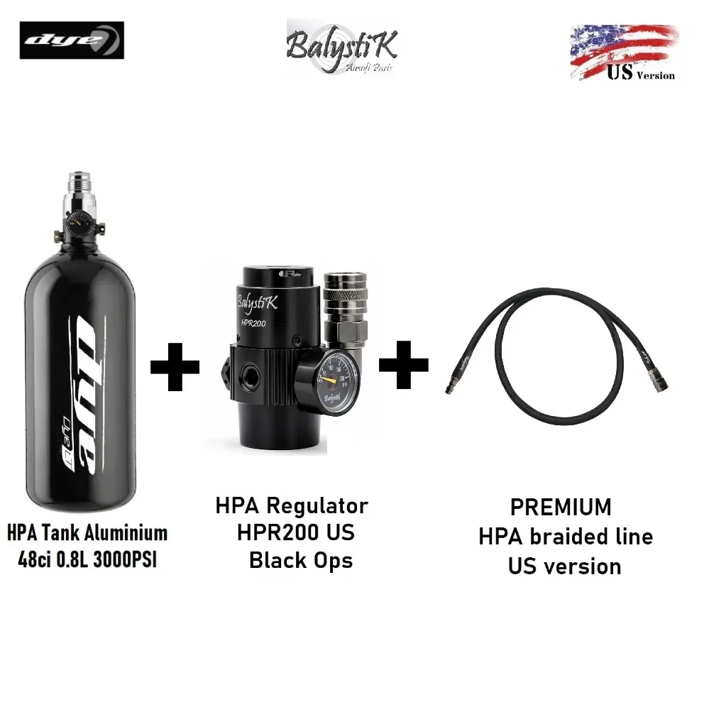 BALYSTIK HPR200 + DYE HPA TANK SET Black ( US )
