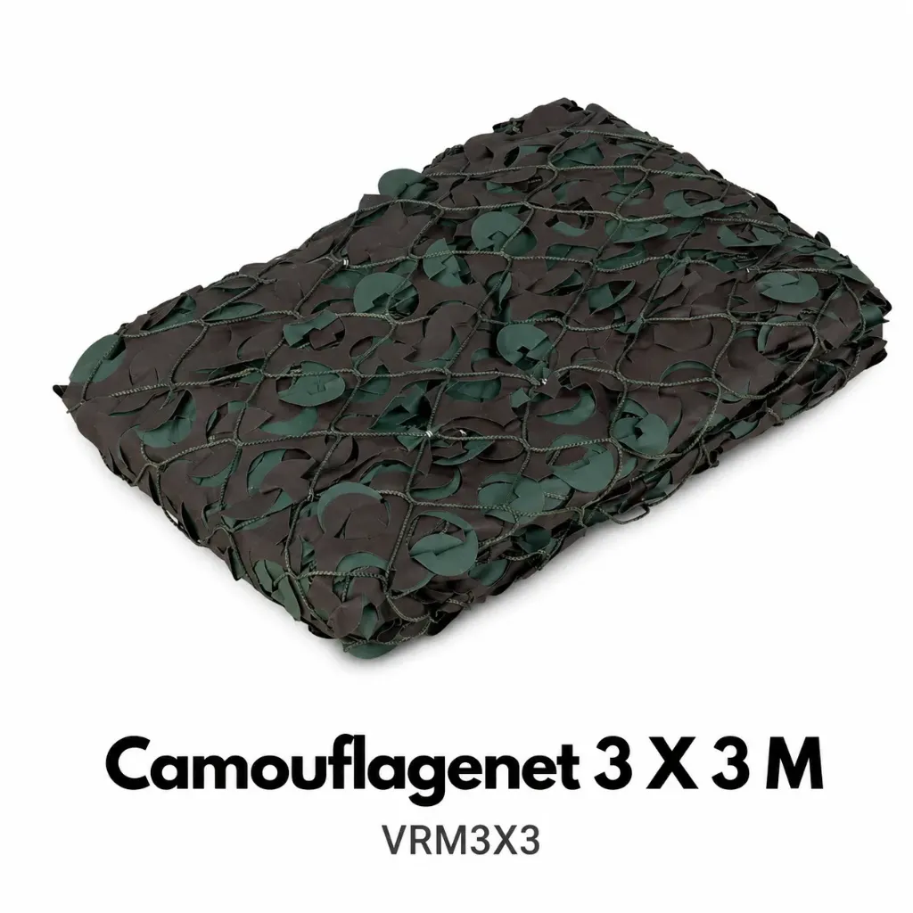 Camouflage Net 3X3 M with rope VRM3X3 Woodland