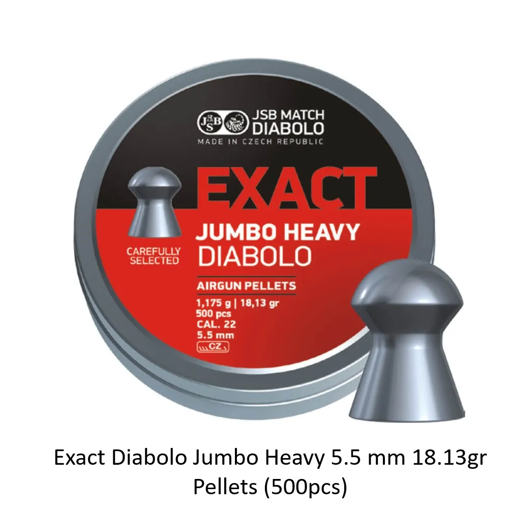 [2100000079636] Exact Diabolo Jumbo Heavy 5.5 mm 18.13gr (500pcs)