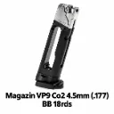 [2100000079971] Magazin VP9 Co2 4.5mm (.177) BB 18rds