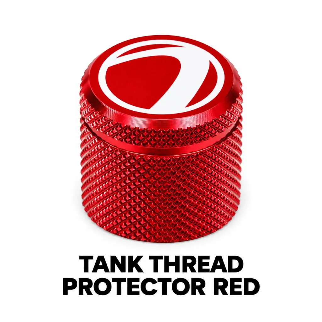 HPA TANK THREAD PROTECTOR RED