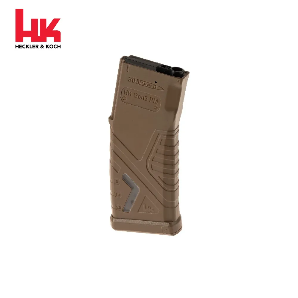 [2100000080397] HK 416 AEG Magazine Gen 3 120/30 Rds TAN