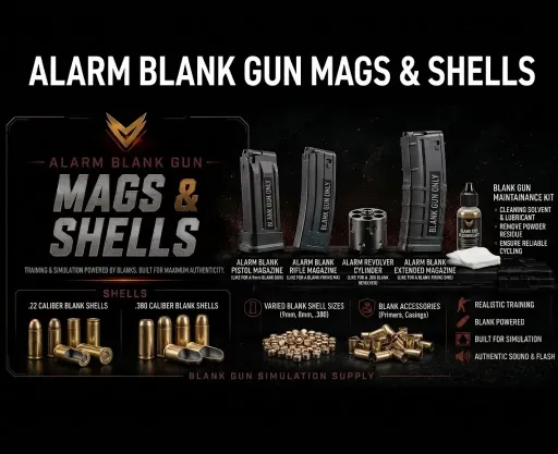 Alarm Blank Gun Mags & Shells