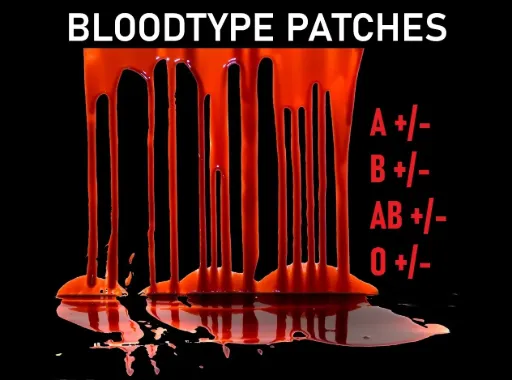 BLOODTYPE PATCHES