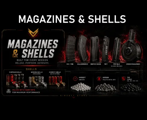 Magazines and Shells